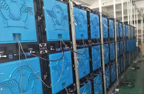 60 قطعة 640 * 640 مم يموت الصب الألومنيوم مجلس الوزراء ، شاشة LED الخارجية P5...
